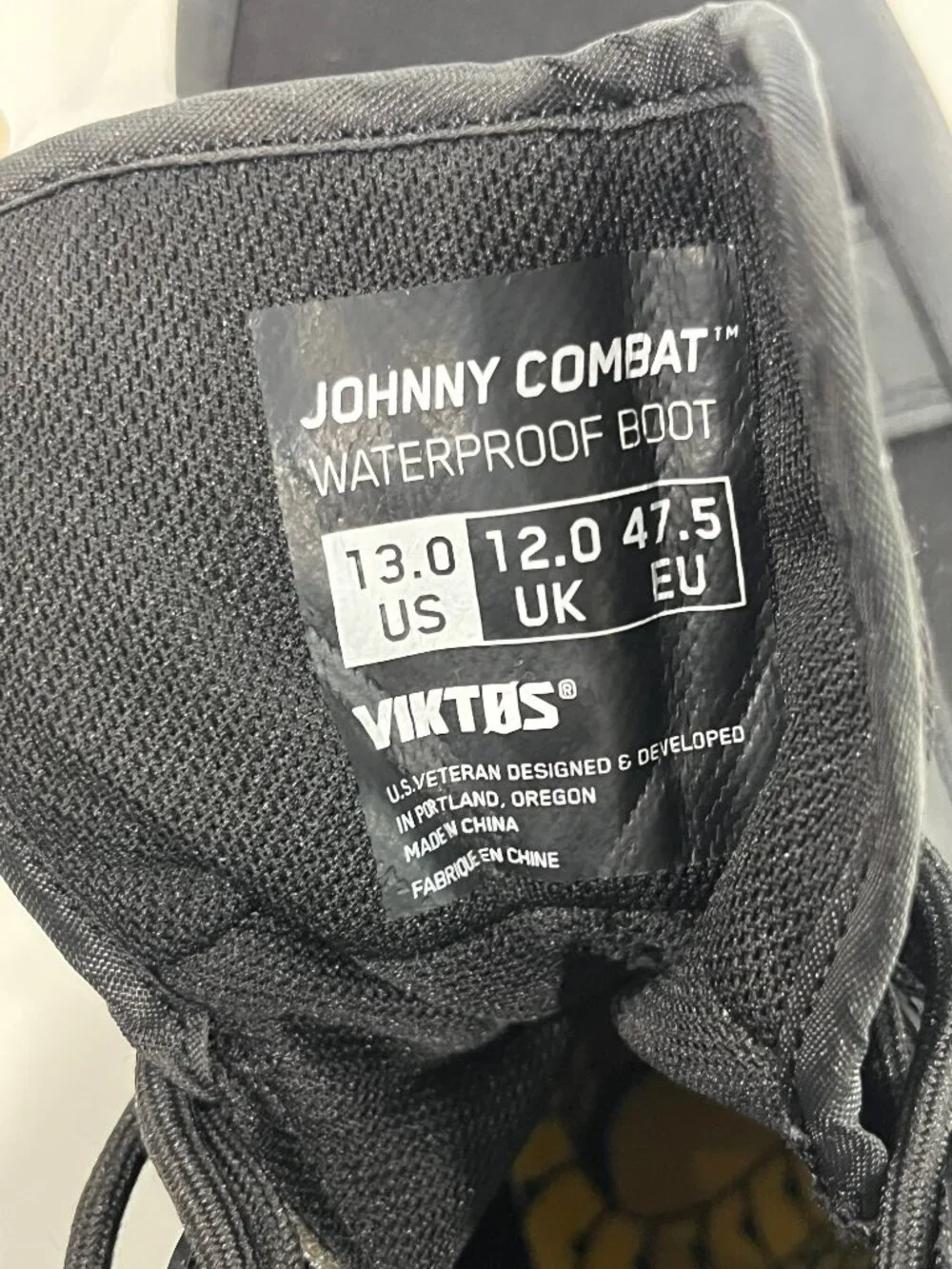 Johnny Combat Winter Boot Tactical Snow Boots Waterproof Size 13